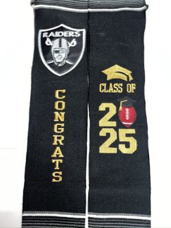 Raiders Graduation Stole 