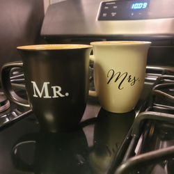 Mr & Mrs Coffee Cups