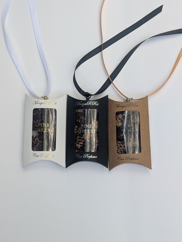 Car Perfume Scented Envelope Sachet Forest Pine  Air Freshen MargaRRet Set of 3