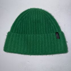 VINCE men’s Wool-Cashmere Shaker-Stitch Hat beanie, Color  Green