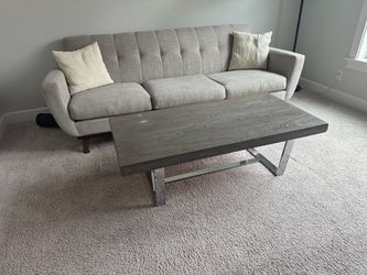 Mid century sofa+ coffee table