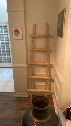 Wooden accent ladder