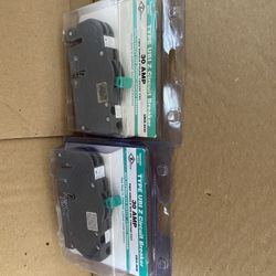 2 pcs 30a 1-pole tandem plug neutral circuit breaker-