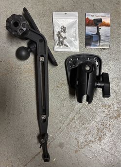 Fish Finder Mount Transducer Mounting Arm 1.5" Ball Base for Kayak, Marine Electronic Mount - NEW