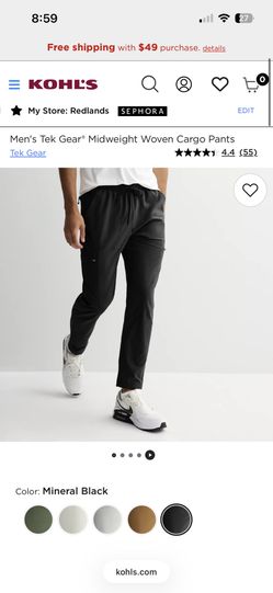 Brand New Cargo Tapered Men’s Pants Size Large 