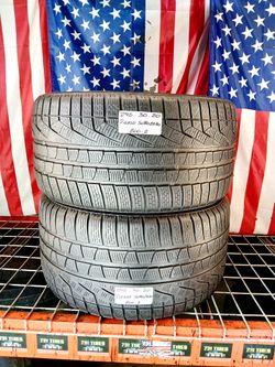 ⭐️ USED TIRES 295/30ZR20 PIRELLI SOTTOZERO HIGH PERFORMANCE 295/30R20
