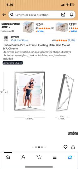 Umbra picture frames - 10 frames (Boxed)