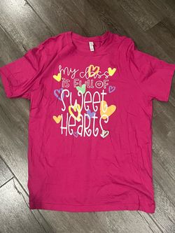 Pink 'My Class is Full of Sweet Hearts' T-Shirt - Canvas Brand
