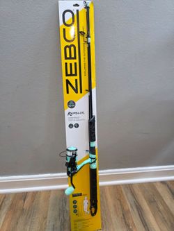 Zebco Rambler 5'3" Youth Spinning Fishing Combo – Teal/Black