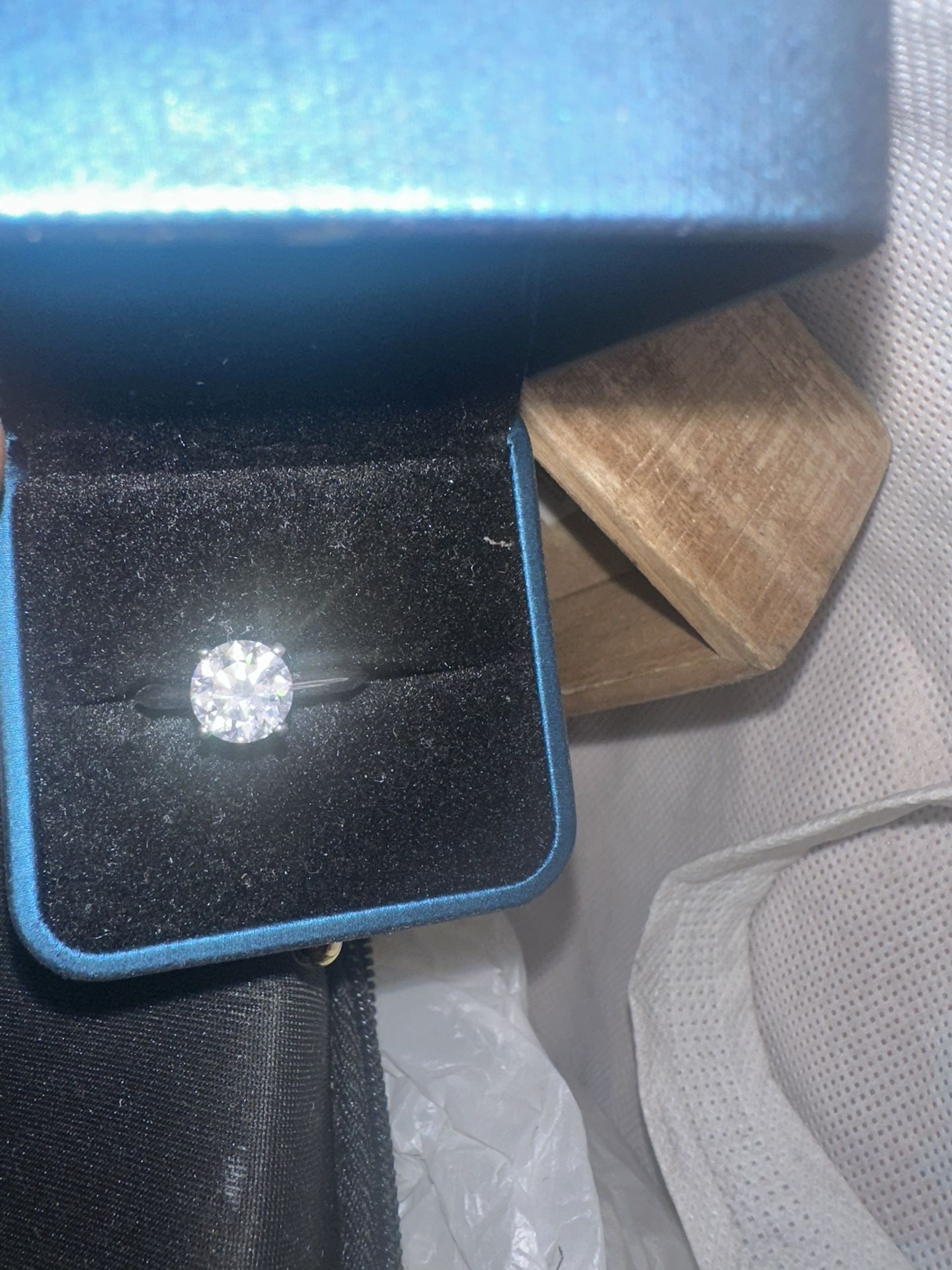 2 Ct Diamond Engagement Ring Platinum Metal Gra Certified Will Have Diamond Tester