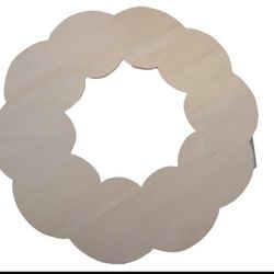 Wooden wreath