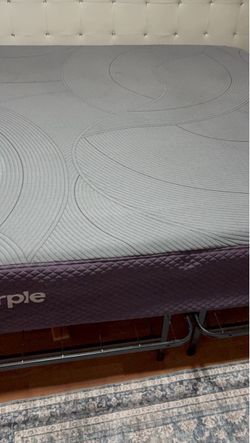 Purple king size mattress
