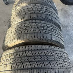 4 semi new tires Lt 265/70r17 80% tread🤑free installation ‼️