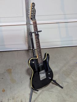 Fender aerodyne telecaster guitar all black