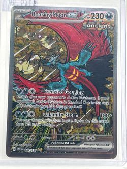 Pokémon TCG Prismatic Evolutions Roaring Moon Ex 162/131 Holo English