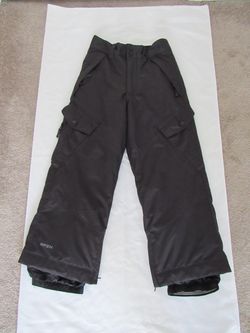 RPZN, Youth 6/7 Black Snow Ski Pants