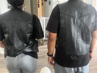 Bikers Leather Vest