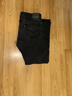 Black Levi 505 Jeans 36x30