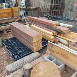 Lumber Boards, Beams, Posts - $2 to $10 Each (We have nothing longer than 8 feet)