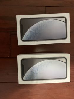 2 iPhone XR Boxes
