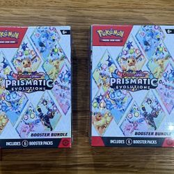 Pokemon Prismatic Evolutions Booster Bundles