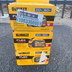 Dewalt 12ah Flexvolt Batteries $220 Each Or $600 All 3