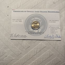 2007 presidential Coin-Jefferson