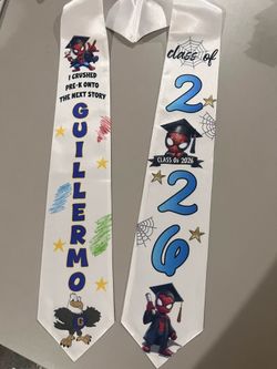 Pre k grad stole Spider-Man custom name