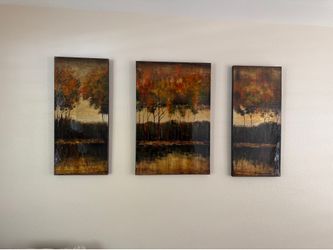 Beautiful 3 piece Wall Tree Art - N. Summerlin, NV