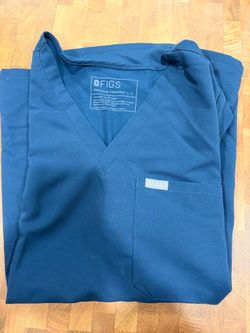 FIGS Scrubs Set Dark Blue Woman Large