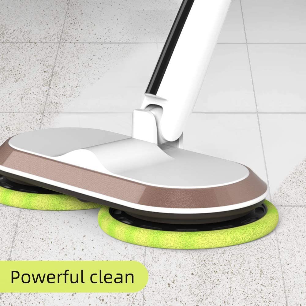 Cordless Electric Mop Floor Scrubber Hardwood