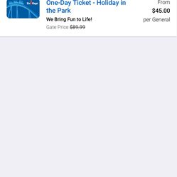 Six Flags Tickets (Any US Park) 