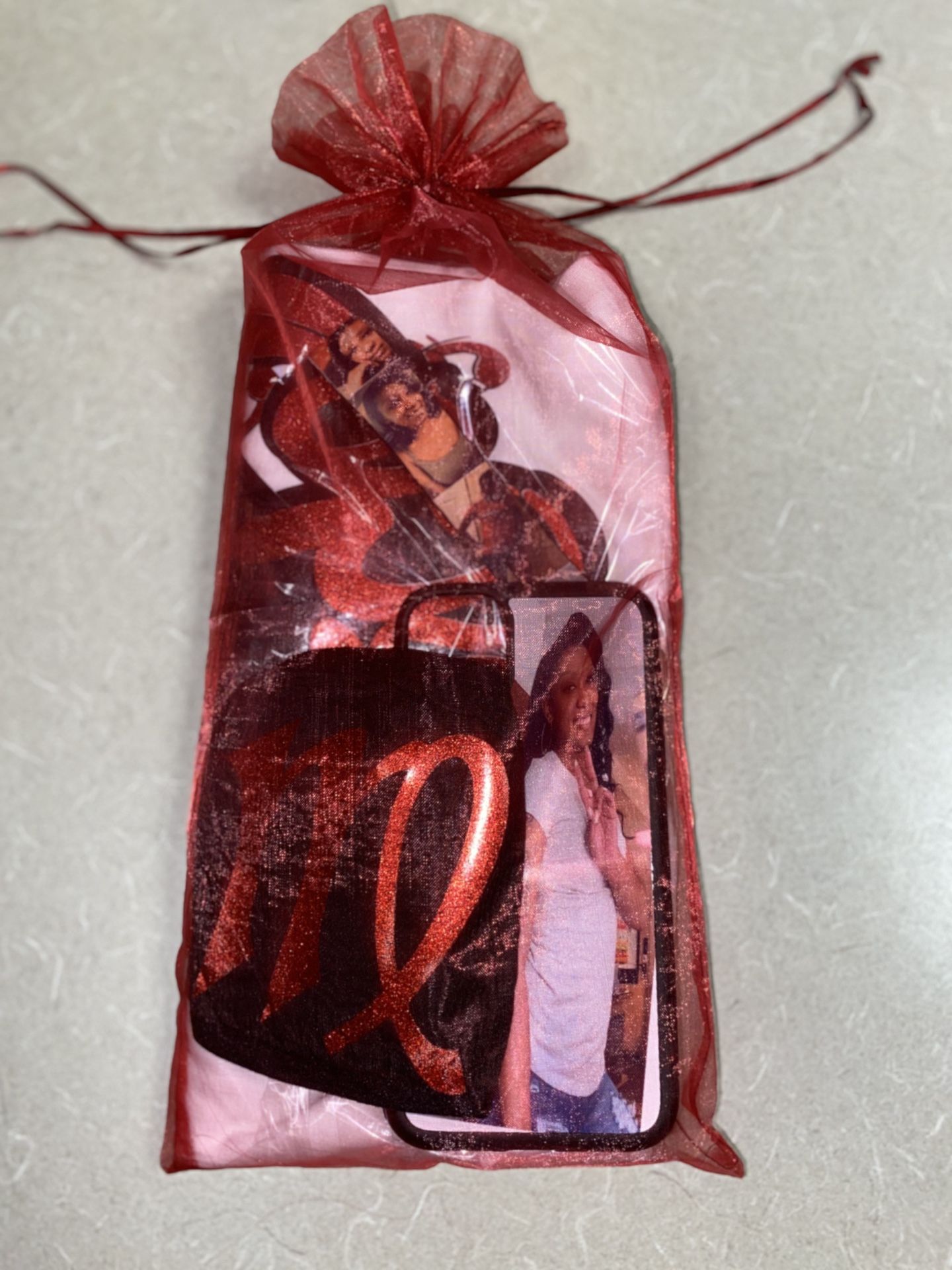 Customized birthday bag set