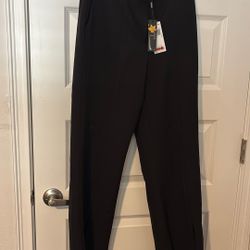 Black Dress Pants Slit On Bottom Of Pants