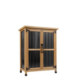 Medium (39 ″ Tall) Outdoor Storage Cabinet with Shelves, Waterproof - GF31