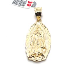 14kt Gold Pendant Virgin Mary 4.40grams 148038 2