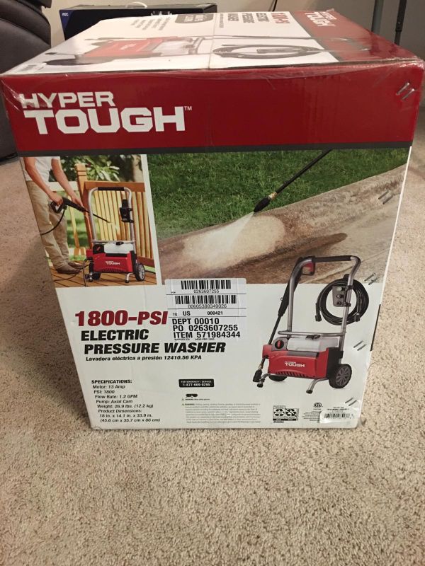 Pressure washer 1800 psi hyper tough for Sale in Cary, NC OfferUp