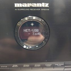 Marantz AV Receiver model: SR6006