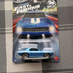 Hot Wheels Fast & Furious Silver Series 1969 Camaro Blue 4/5 2026