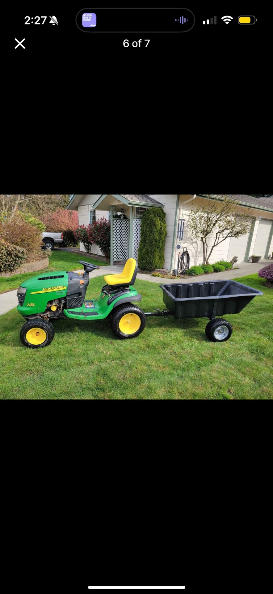 Riding Mower With Wheelbarrow
