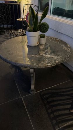 Marble or granite table