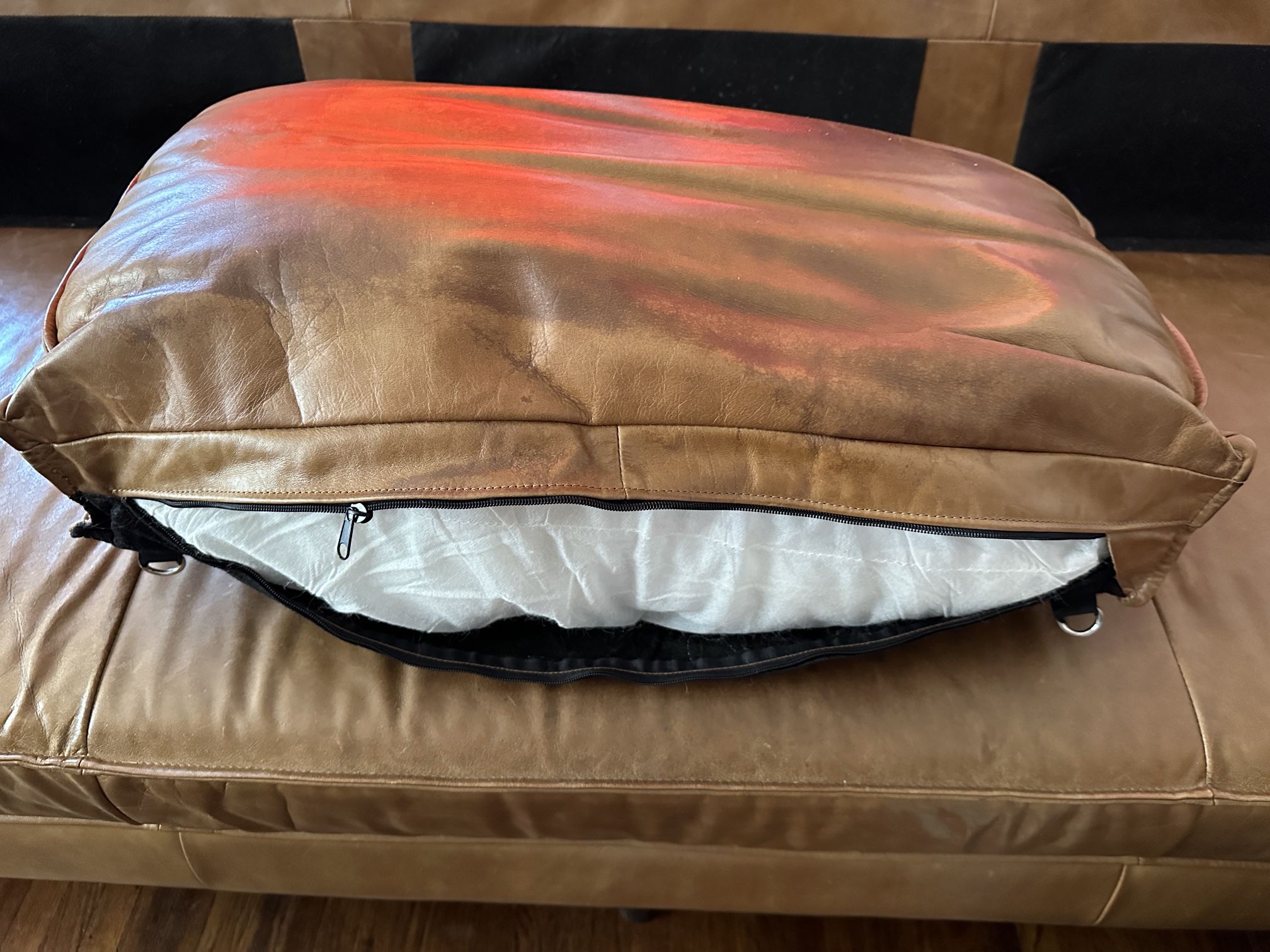 west elm axel leather sofa review