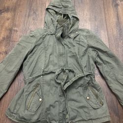 Womans Camo Green Light Jacket Size XL By Miss London #8