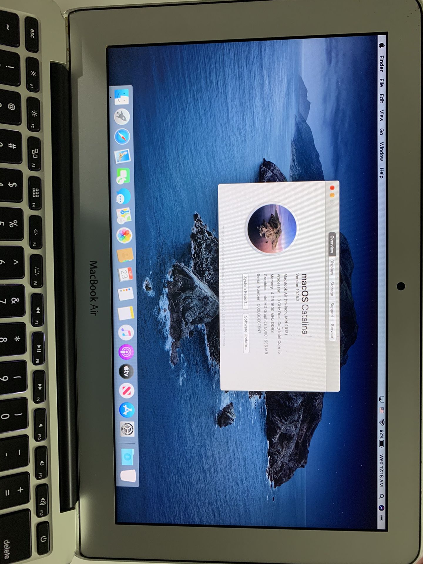 Apple A1465 MacBook Air 11.6”
