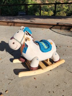 Wood Rocking Horse