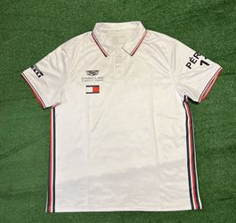 Tommy Hilfiger Cadillac Formula 1st Team White Polo 