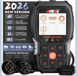 ANCEL HD601 Heavy Duty Diagnostic Scanner for Truck Diagnostics