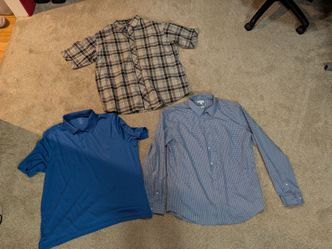 XL Men's Button Up Shirts
