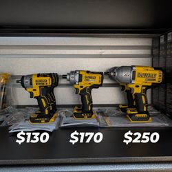 DeWALT XR Impact Wrenches