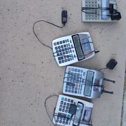 4 Electric Calculators